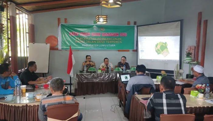 Kepala Kantor Pertanahan Kabupaten Luwu Utara menghadiri undangan Polres Luwu Utara dalam kegiatan Forum Group Discussion (FGD)