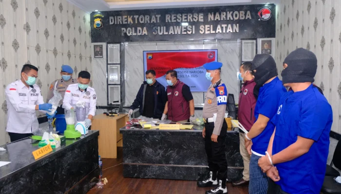 Polda Sulsel Musnahkan Barang Bukti Narkoba Senilai Rp 4,9 Miliar, Amankan 2 Tersangka