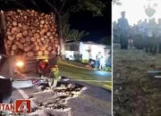 Tragis Kecelakaan Pengendara Motor Tewas Tabrak Truk Parkir di Badan Jalan Wilayah Kejadian Poros Desa Lengkese Mengadu Takalar