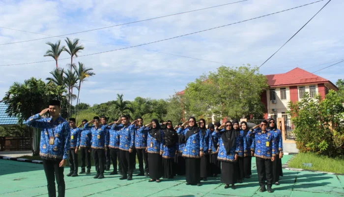 Upacara Peringatan Sumpah Pemuda ke-97 di Kantor Pertanahan Luwu Utara Berlangsung Khidmat