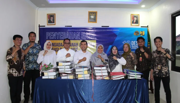 Kantor Pertanahan Kabupaten Luwu Utara Sampaikan Jadwal Penyerahan Hasil Pengadaan Tanah Jaringan Irigasi D.I Baliase