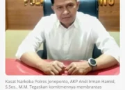 Kasat Narkoba Polres Jeneponto, AKP Andi Irman Hamid, S.Sos., M.M. Tegaskan komitmennya membrantas peredaran Narkoba di Jenponto hingga akar-akarnya.
