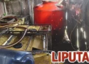 Gudang Seng di Romangloe Diduga Sebagai Lokasi Penampungan Solar Subsidi disinyalir di Sekitar Bangunan Tampak Kondisi Tertutup dan Sederhana