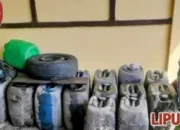 Praktik Penimbunan Bahan Bakar Minyak (BBM) jenis solar bersubsidi di Kabupaten Pinrang, Sulawesi Selatan. Dalam operasi tersebut, polisi Mengamankan dua orang Terduga pelaku beserta Barang bukti ratusan liter Solar yang disimpan dalam Puluhan jeriken.