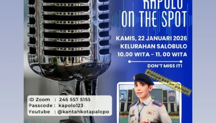 Kantah Kota Palopo Gelar “Live Tanya Kapolo On The Spot” untuk Interaksi Langsung dengan Masyarakat