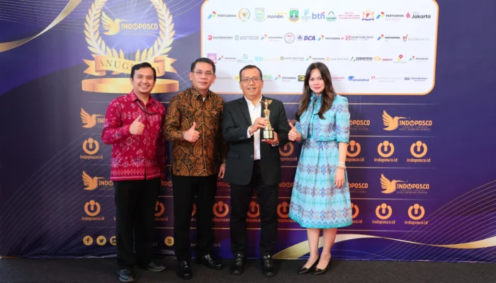 Kementerian ATR/BPN Terima Penghargaan dari INDOPOSCO atas Diseminasi Strategi Komunikasi yang Paling Masif