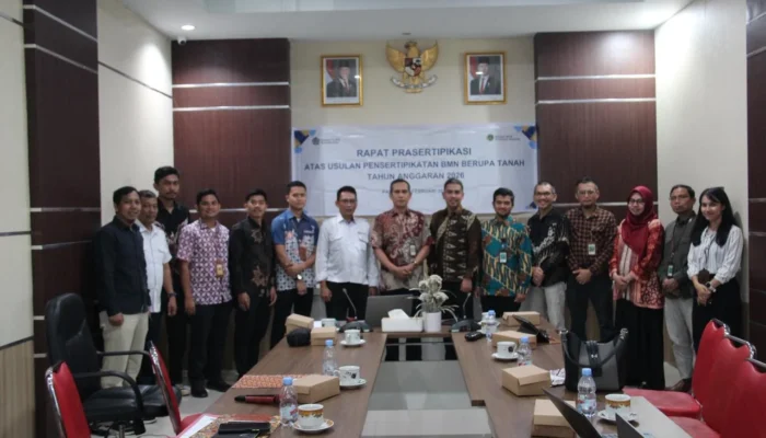 Perkuat Legalitas Aset Negara, Kantor Pertanahan Luwu Utara Bahas Usulan Pra Sertipikasi BMN Tanah Tahun 2026