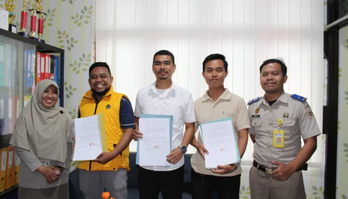 Perkuat Integritas dan Kualitas Data Spasial, Kantor Pertanahan Kabupaten Luwu Utara Gelar Penandatanganan Kontrak ASKB