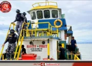 Aparat Gabungan TNI AL Berhasil Menggulung Sindikat Dugaan BBM Ilegal Perairan Laut Wilayah Kec Tamalanrea Kota Makassar, 2 Kapal tanker SPOB Sukses Rahayu 999 & SPOB Sania Serta 7 Unit Mobil Tangki Farisi, Robertus Belarminus Tim