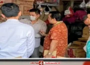 Satuan Tugas (Satgas) Pangan Polres Bangka Barat bersama Badan Pangan Nasional (BAPANAS) melakukan inspeksi mendadak (sidak) ke Pasar Mentok dan sejumlah titik distribusi bahan pokok di Kecamatan Mentok,