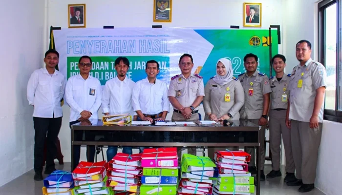 Kantor Pertanahan Luwu Utara Serahkan Hasil Pengadaan Tanah untuk Pembangunan Jaringan Irigasi D.I Baliase