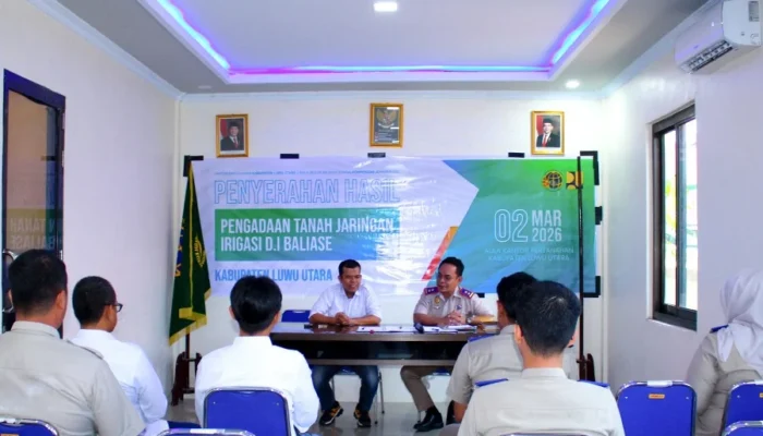 BPN Luwu Utara Perkuat Dukungan Pembangunan Infrastruktur melalui Penyerahan Hasil Pengadaan Tanah