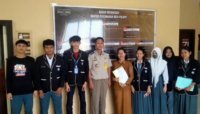 Bekal Pengalaman Kerja, Siswa Prakerin SMK Negeri 1 Palopo Selesaikan Program di Kantor Pertanahan Kota Palopo