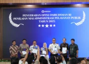 Perkuat Kualitas Layanan Publik, Kepala Kantor Pertanahan Kota Palopo Hadiri Penyerahan Opini Ombudsman RI di Makassar