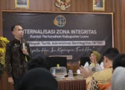 Kepala Kantor Pertanahan Kota Palopo Jadi Narasumber Internalisasi Zona Integritas di Kantor Pertanahan Kabupaten Luwu