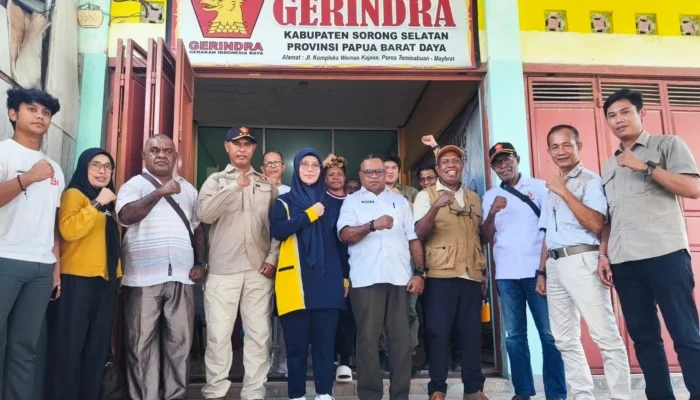 Kunjungan DPD Gerindra Papua Barat Daya Di Kabupaten Sorong Selatan