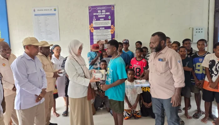 Kunjungan dan Bansos DPD Partai Gerindra Papua Barat Daya Di Kabupaten Tambrauw