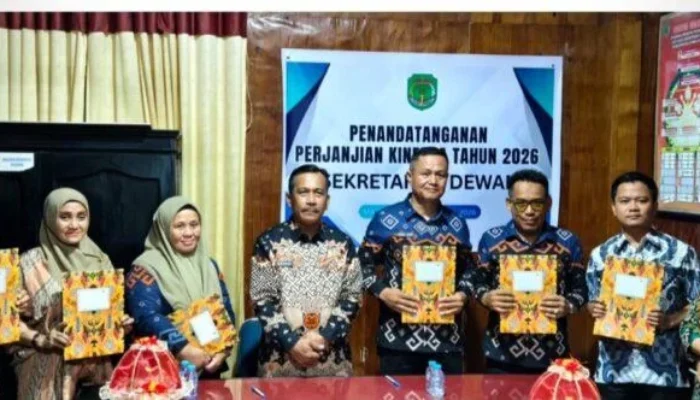 Perkuat Komitmen Pelayanan Publik, Sekretariat DPRD Luwu Utara Teken Perjanjian Kinerja 2026