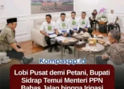 Bupati Sidenreng Rappang (Sidrap), Syaharuddin Alrif, Bergerak Cepat Melakukan Jemput Bola Anggaran ke Pemerintah Pusat.