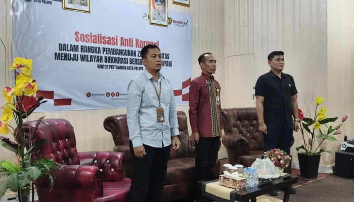 Perkuat Budaya Integritas, Kantor Pertanahan Kota Palopo Gelar Sosialisasi Anti Korupsi Menuju WBBM