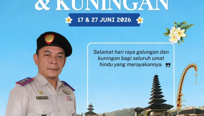 Kepala Kantor Pertanahan Luwu Utara Sampaikan Ucapan Selamat Hari Raya Galungan dan Kuningan