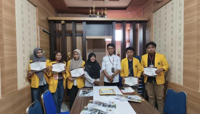 KANTOR PERTANAHAN LUWU UTARA LEPASKAN MAHASISWA MAGANG UNIVERSITAS COKROAMINOTO PALOPO