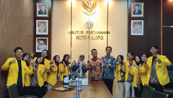 Perkuat Sinergi Pendidikan, Kantor Pertanahan Kota Palopo Lepas Mahasiswa PDK Universitas Cokroaminoto