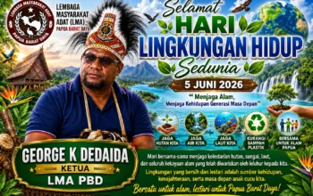 GEORGE K DEDAIDA AJAK MASYARAKAT JAGA LINGKUNGAN DALAM PERINGATAN HARI LINGKUNGAN HIDUP SEDUNIA 5 JUNI 2026