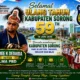 GEORGE K. DEDAIDA, KETUA LMA PAPUA BARAT DAYA, UCAPKAN DIRGAHAYU KABUPATEN SORONG KE-59 TAHUN