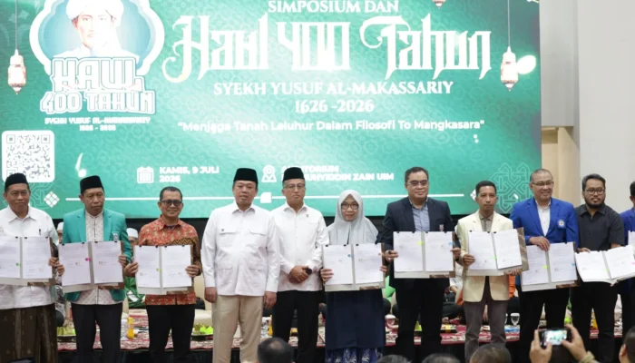 Menteri ATR/BPN Serahkan Sertipikat Tanah Wakaf, Kantah Luwu Utara Turut Hadir Dukung Kepastian Hukum Aset Wakaf.