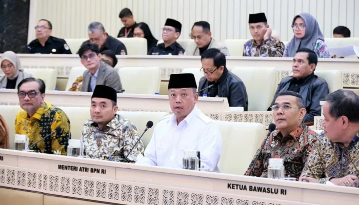Menteri Nusron Laporkan Realisasi Anggaran Kementerian ATR/BPN Tahun 2025 kepada Komisi II DPR RI