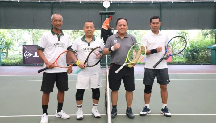 Bangun Soliditas Melalui Olahraga, Kementerian ATR/BPN Berpartisipasi dalam Turnamen Tenis Piala Gubernur DKI Jakarta 2026