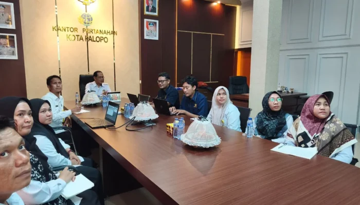 Optimalkan Pengelolaan Anggaran, Kantor Pertanahan Kota Palopo Terima Kunjungan Tim KPPN Palopo