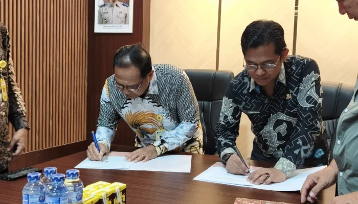 Perkuat Integrasi Data Pertanahan dan Perpajakan, Kantor Pertanahan Kota Palopo dan Pemkot Palopo Tandatangani Perjanjian Kerja Sama
