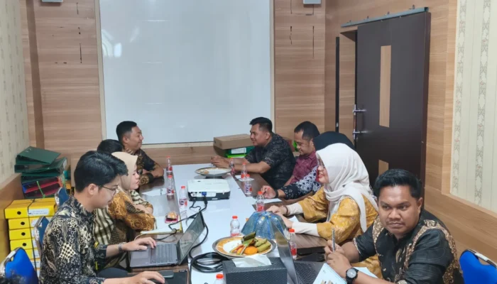 Sinergikan Data Fisik dan Yuridis, Kantor Pertanahan Luwu Utara Gelar Rapat PTSL   