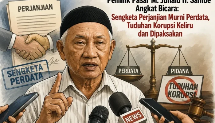 Klarifikasi Pemilik Pasar M. Junaid: Sengketa Pengelolaan Murni Ranah Perdata, Jangan Dipaksakan Jadi Kasus Korupsi