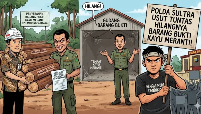Misteri Lenyapnya 84 Batang Kayu Sitaan PLTM Sabilambo, Publik Desak APH Usut Dugaan Mafia Hutan di KPH Mekongga Utara